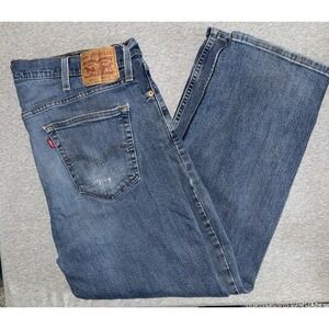 Levis 559 Men Size 40x30 Relaxed Fit Straight Leg Stretch Dark Wash Buttery Soft